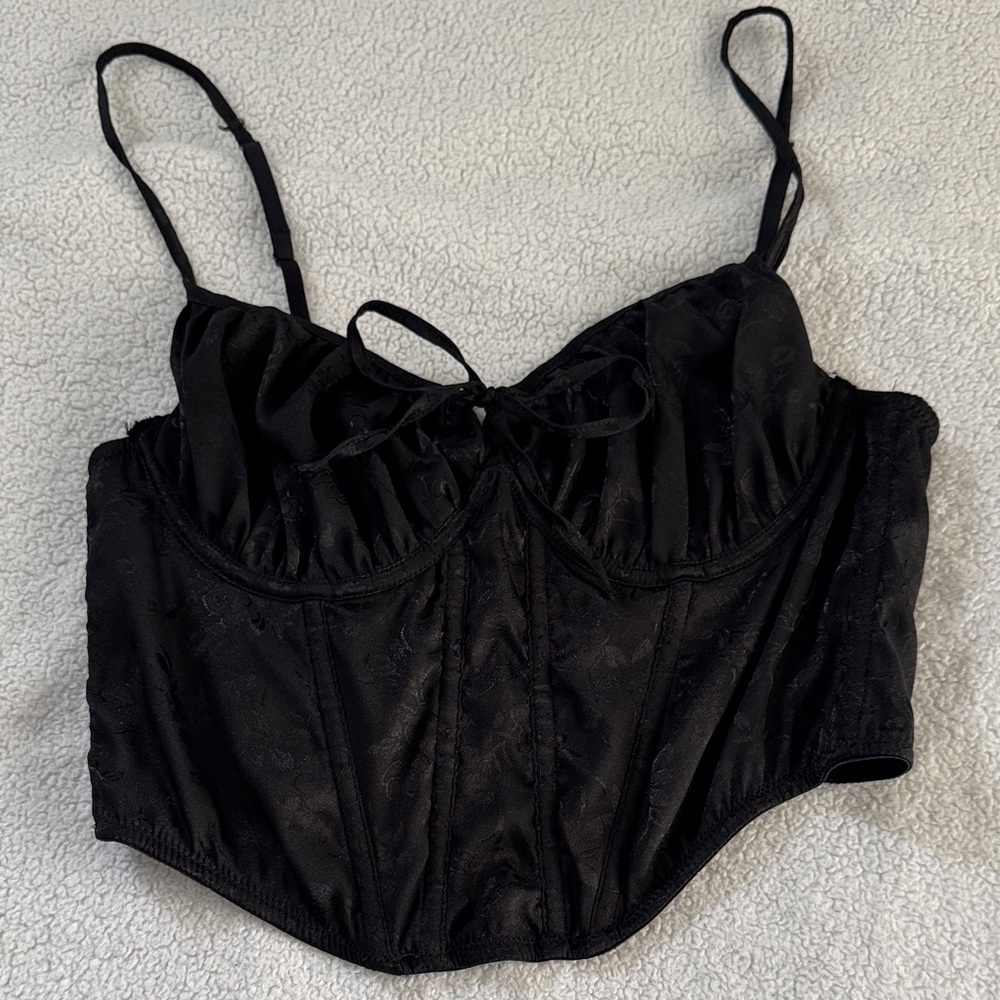 Urban Outfitters Black Corset Top